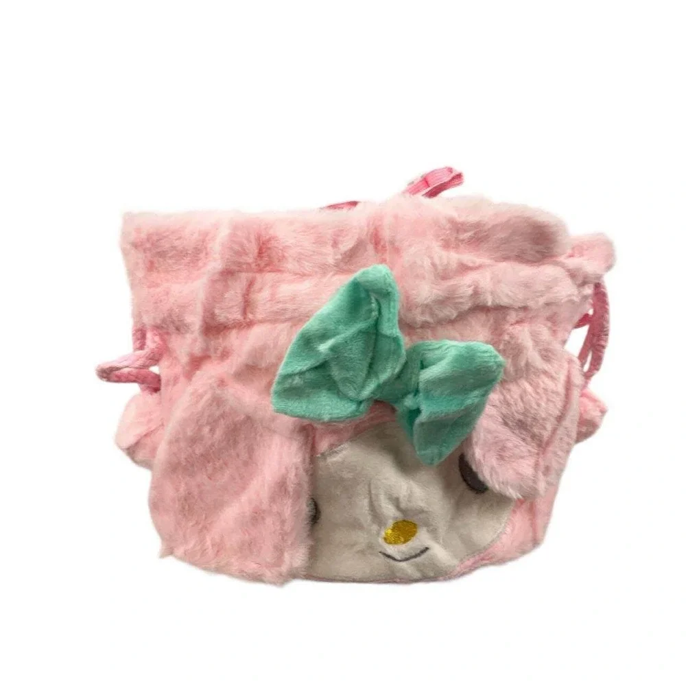 My Melody Plush Purse Sanrio Crossbody‎ Bag Kids Shoulder Bag Pink Kawaii NEW